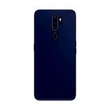 Eonaks Oppo A5 2020 Kılıf Kamera Korumalı Silikon Rubber Arka Kapak - Lacivert