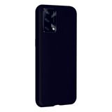 Eonaks Oppo A74 Kamera Korumalı Silikon Rubber Arka Kapak Siyah Kılıf