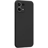 Eonaks Oppo Reno 7 Kamera Korumalı Silikon Rubber Arka Kapak Siyah Kılıf