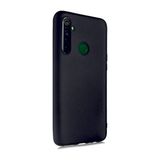 Eonaks Realme Kamera Korumalı Silikon Rubber Arka Kapak Siyah 6i Kılıf
