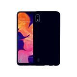 Eonaks Samsung Galaxy A10 Kılıf Kamera Korumalı Silikon Rubber Arka Kapak - Siyah