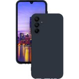 Eonaks Samsung Galaxy A16 Kılıf Kamera Korumalı Silikon Rubber Arka Kapak - Lacivert