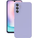 Eonaks Samsung Galaxy A24 Kılıf Kamera Korumalı Silikon Rubber Arka Kapak - Lila