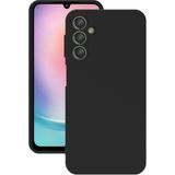 Eonaks Samsung Galaxy A24 Kılıf Kamera Korumalı Silikon Rubber Arka Kapak - Siyah