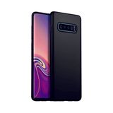 Eonaks Samsung Galaxy S10 Plus Kılıf Kamera Korumalı Silikon Rubber Arka Kapak - Siyah