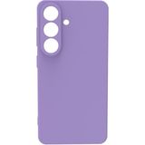 Eonaks Samsung Galaxy S26 Kılıf Kamera Korumalı Silikon Rubber Arka Kapak - Lila