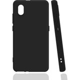 Eonaks Tcl L7 Kılıf Kamera Korumalı Silikon Rubber Arka Kapak - Siyah