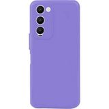 Eonaks Tecno Camon 18 Kamera Korumalı Silikon Rubber Arka Kapak Lila Kılıf