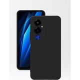 Eonaks Tecno Pova 4 Pro Kamera Korumalı Silikon Rubber Arka Kapak Siyah Kılıf