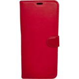 Eonaks Tecno Spark 10 Pro Cüzdanlı Kapaklı Kılıf Kartlıklı Standlı Kopçalı - Kırmızı