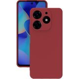 Eonaks Tecno Spark 10 Pro Kılıf Kamera Korumalı Silikon Rubber Arka Kapak - Kırmızı
