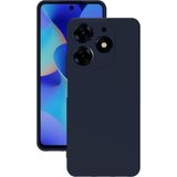 Eonaks Tecno Spark 10 Pro Kılıf Kamera Korumalı Silikon Rubber Arka Kapak - Lacivert