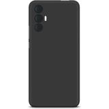 Eonaks Tecno Spark 8 Pro Kamera Korumalı Siyah Silikon Rubber Arka Kapak Kılıf