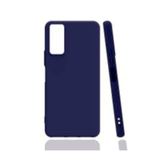 Eonaks Vivo Y51 Kamera Korumalı Silikon Rubber Arka Kapak Lacivert Kılıf