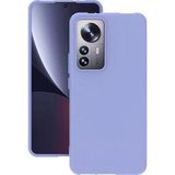 Eonaks Xiaomi 12T Kamera Korumalı Silikon Rubber Arka Kapak Lila Kılıf