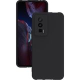 Eonaks Xiaomi Poco F5 Pro Kılıf Kamera Korumalı Silikon Rubber Arka Kapak - Siyah