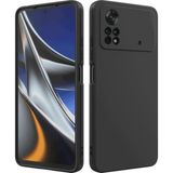 Eonaks Xiaomi Poco X4 Pro 5G Kamera Korumalı Silikon Rubber Arka Kapak Siyah Kılıf