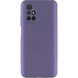 Eonaks Xiaomi Redmi 10 2022 Kamera Korumalı Silikon Rubber Arka Kapak Lila Kılıf