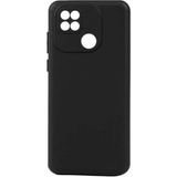 Eonaks Xiaomi Redmi 10A Kılıf Kamera Korumalı Silikon Rubber Arka Kapak - Siyah