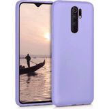Eonaks Xiaomi Redmi 9 Kamera Korumalı Silikon Rubber Arka Kapak Lila Kılıf