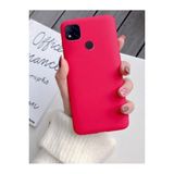 Eonaks Xiaomi Redmi 9c Kılıf Kamera Korumalı Silikon Rubber Arka Kapak - Kırmızı