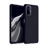 Eonaks Xiaomi Redmi Note 10S Kamera Korumalı Silikon Rubber Arka Kapak Siyah Kılıf