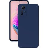 Eonaks Xiaomi Redmi Note 12S Kılıf Kamera Korumalı Silikon Rubber Arka Kapak - Lacivert