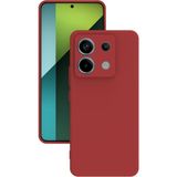 Eonaks Xiaomi Redmi Note 13 Pro 5g Kılıf Kamera Korumalı Silikon Rubber Arka Kapak - Kırmızı