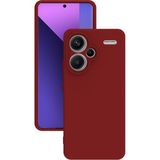 Eonaks Xiaomi Redmi Note 13 Pro Plus 5g Kılıf Kamera Korumalı Silikon Rubber Arka Kapak - Kırmızı