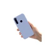 Eonaks Xiaomi Redmi Note 8 Kamera Korumalı Silikon Rubber Arka Kapak Lila Kılıf
