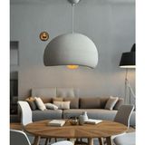EOS Aydınlatma Petra Modern Loft Stil Kaya Görünümlü Beyaz Sertleştirilmiş Strafor Avize - E27 Duy Tasarım Aydınlatma - ÇAP: 30cm