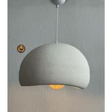 EOS Aydınlatma Petra Modern Loft Stil Kaya Görünümlü Beyaz Sertleştirilmiş Strafor Avize - E27 Duy Tasarım Aydınlatma - ÇAP: 40cm