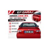 EP GARAJ OTOMOTİV HONDA CİVİC İES 1996-2001 MODEL SEDAN UYUMLU LED IŞIKLI 2 BACAK PLASTİK SPOİLER.