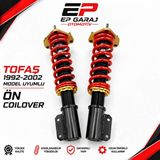 EP Garaj Otomotiv Tofaş 1992-2002 Model Uyumlu Ön Coilover Takımı – Yükseklik Ayarlı Süspansiyonu