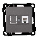 EP-TELEFON PRİZİ 1*RJ12 FÜME