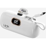 EP54 Strong Eco Friendly Lightning 4800 Mah Powerbank - Beyaz