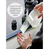 Epazzar 3 mt x 5 cm Waterproof Ocak Eviye Lavabo Küvet Klozet Derz Arası Şeffaf Nano Su Sızdırmaz Bant