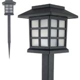 Epazzar 6lı Güneş Enerjili Sokak Lamba Tasarımlı Solar Bahçe Aydınlatması 6lı Set - Siyah
