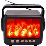 Epe FP-337-S Şömine Nostalji Radyo Kablosuz Hoparlör - Speaker - Kahverengi