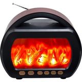 Epe FP-535 Şömine Nostalji Radyo Kablosuz Hoparlör - Speaker - Kahverengi