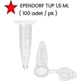 Ependorf Tüp 1,5 Ml, Non Steril ( 100 Adet / Pk )