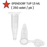 Ependorf Tüp 1,5 Ml, Non Steril ( 250 Adet / Pk )