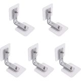ePhase 5 Set Küçük Boy Deprem Güvenliği Kendinden Yapışkanlı 55X55MM Mobilya Eşya Dolap Sabitleme Aparatı