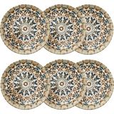 Ephesus Çukur Tabak Seti 23CM -6lı - RENKSİZ - Çok Renkli