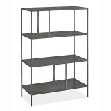 Ephesus Metal Siyah 80X120 Kitaplık