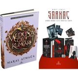Ephesus Yayınları Medusanın Ölü Kumları 3 Ciltli ve Sarkaç 1 Kurma Bebek Hediyeli Kutu Ciltli (Maral Atmaca) 2li Set