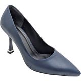 Ephyra | Klasik Stiletto Ayakkabı - Çiğdem Kundura - Ephyra - Lacivert - 36