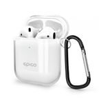 Epico AirPods 1/2 Beyaz Şeffaf Kılıf
