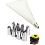 Epicsa Pratik Metal 9 Duylu Krema Torbası Seti 9 Uçlu Krema Sıkma Torbası