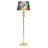 Epifanio Gold Kaplama Lucca Metal Düz Tek Ayak Lambader - Violet